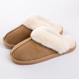 Buy khaki Thermal Plush Cotton Slip-on Comfort Shoes