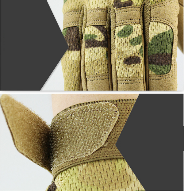 Unisex Wear-resistant Breathable Full-finger Touch Screen Gloves