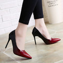 Women Stiletto Gradient Pointed Toe High Heels