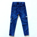 Boys Monogram Print Multi-pocket Cargo Jeans