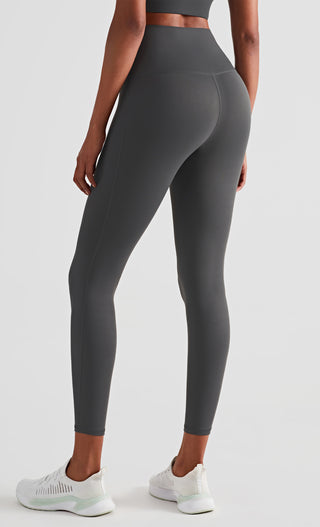 High Waist Nylon Moisture Wicking Leggings