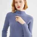 Turtleneck Solid Colored Sweater