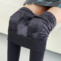 Women Warm Fur Lined Leggings