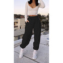 High Waist Elasticated Loose Sweat Pants