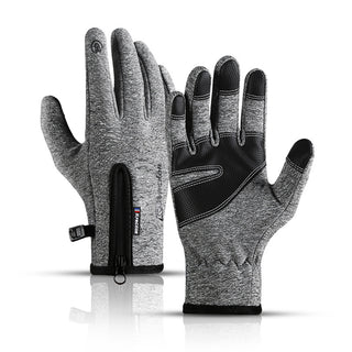 Buy grey Extra-comfortable Weather-proof Anti-slip Winter Gloves