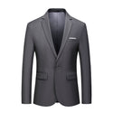 Men One-button Slimming Blazer