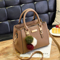 Women Casual Handbag with Fuzzy Extension