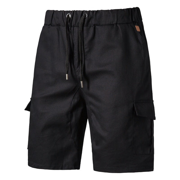 Men Casual Tooling Multi-pocket Shorts