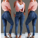 Women Belted Fringe Jeans