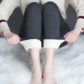 Buy grey-cat Cashmere Lined Owl Leggings Leggings