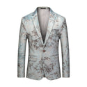 Men Rough Patchwork Blazer