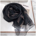 Women Smooth Silk Scarves