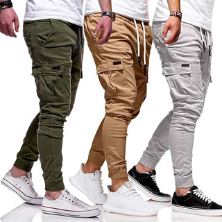 Men Thin Cotton Casual Pants