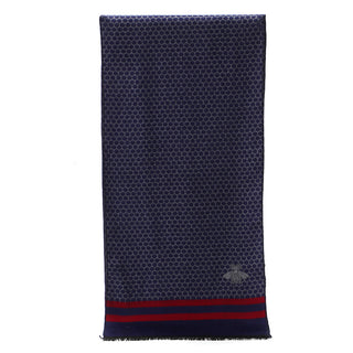 Buy blue Unisex Cotton Luxury Patterned Scarf