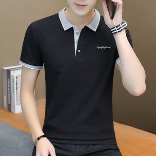 Buy black Men Business Polo Shirt