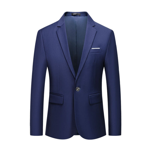 Men One-button Slimming Blazer