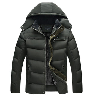 Men Hooded Slim Fit Padded Down Jacket