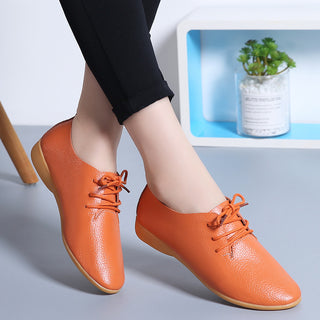 Buy orange Women&#39;s Round Toe Flat Shoes