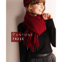 Women Thick Solid-Colored Woolen Scarf