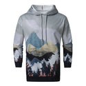 Men Printed Super Flexible Hoodie