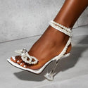 Women Summer Pearl High Heels