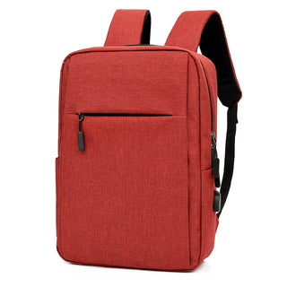 Buy red Men Laptop Backpack With USB Design Bags