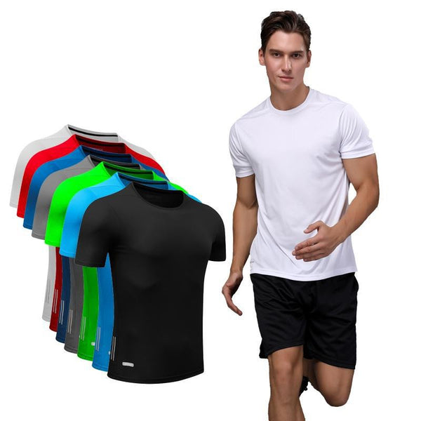 Men Quick Dry Solid T-Shirts