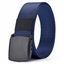 Men Canvas Automatic Buckle Outdoor Belt