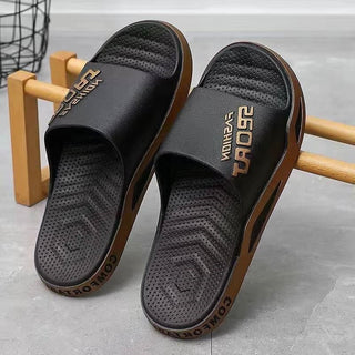 Buy black-gold Unisex Non-slip Summer Shoes