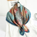 Women Multi-Patterned Printed Silk Scarf