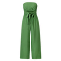 Women's Casual Fashion Solid Color Slim Jumpsuit