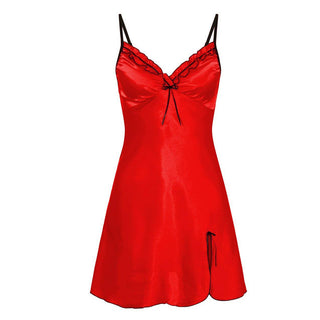 Buy red Women&#39;s Lace Sling Nightdress