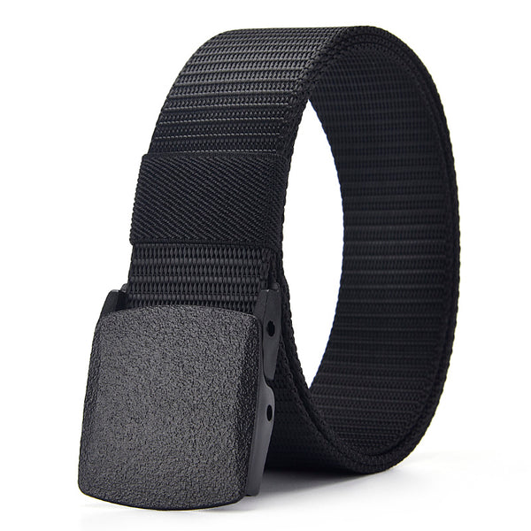 Men Canvas Automatic Buckle Outdoor Belt