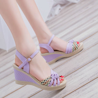 Women Roman Wedge Heel Sandals