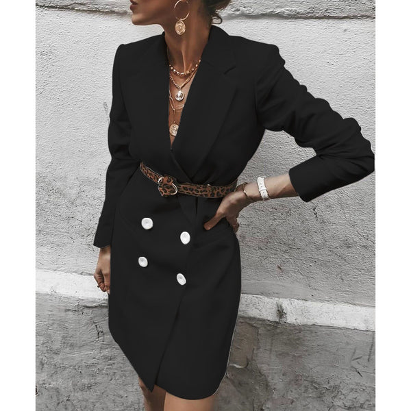 Mid-Length Commuter Blazer Dress