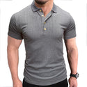 Men's Short Sleeve Polo Lapel T-Shirt