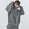 Men Long-Sleeved Plus Velvet Hoodie