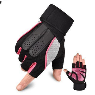 Buy pink Unisex Pull-ups Horizontal Bar Dumbbell Gloves