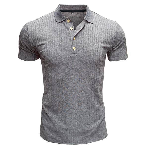 Men's Short Sleeve Polo Lapel T-Shirt