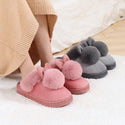 Rabbit Head Plush Slip-on Comfort Shoes