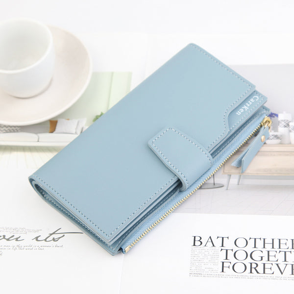 Women Long Two-Fold Stacked Wallet