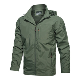 Buy army-green Windproof Men&#39;s Casual Jacket