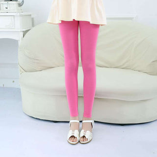 Buy dark-pink Thin Modal Nine-point Multi Colored Leggings