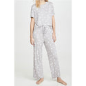 Printed Short Sleeve Two-Piece Loungewear