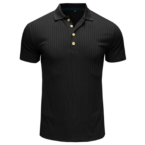 Men's Short Sleeve Polo Lapel T-Shirt