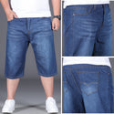 Men Plus Size Denim Shorts