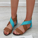 Bohemian Woven Belt Wedge Sandals