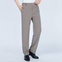 Men Deep Crotch Silk Pants