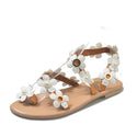 Women Floral Strapped Slip-On Sandals