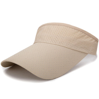 Buy beige Women Canvas Sun Visor Hat